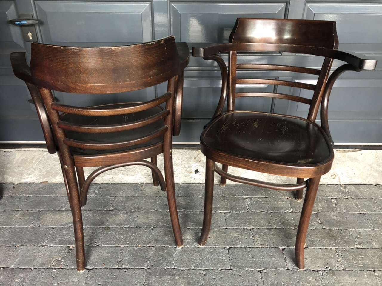 oud zeevruchten haar café stoelen te koop tweedehands rem zomer